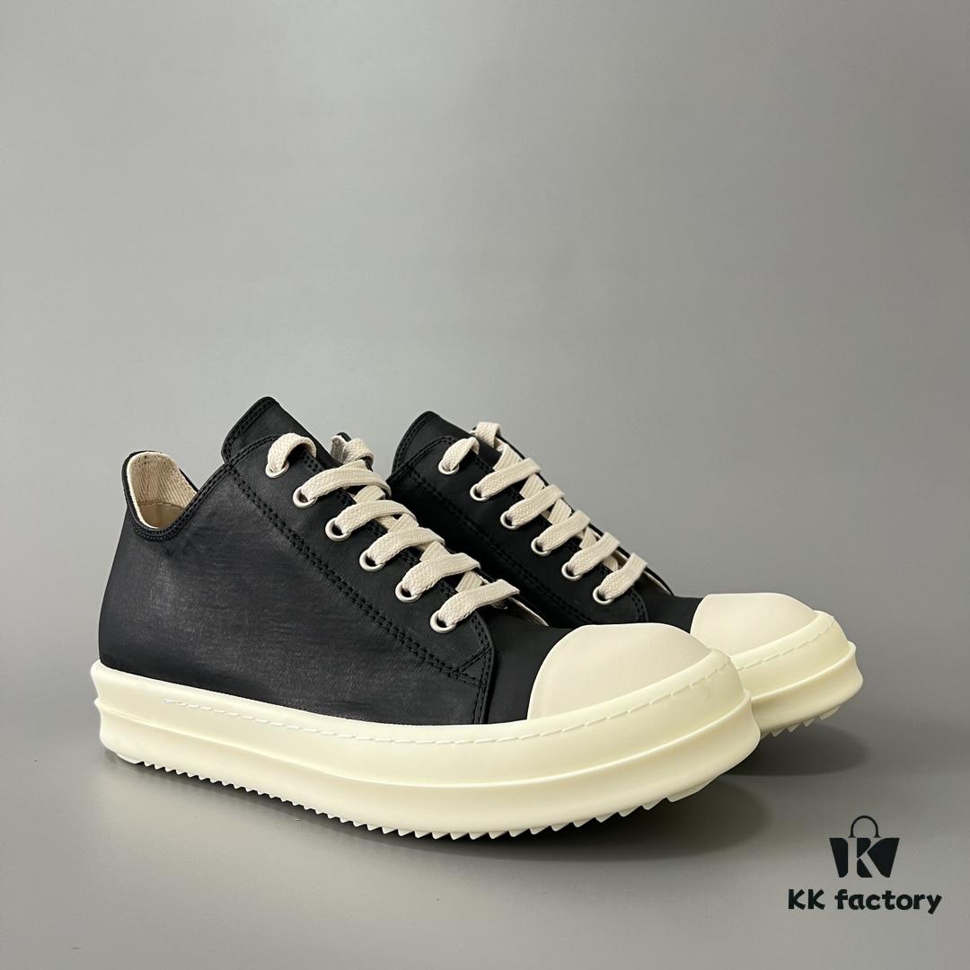 6930f0c26e68136f4d9b3a4d Rick Owens DRKSHDW Low-Top Black Nylon Composite