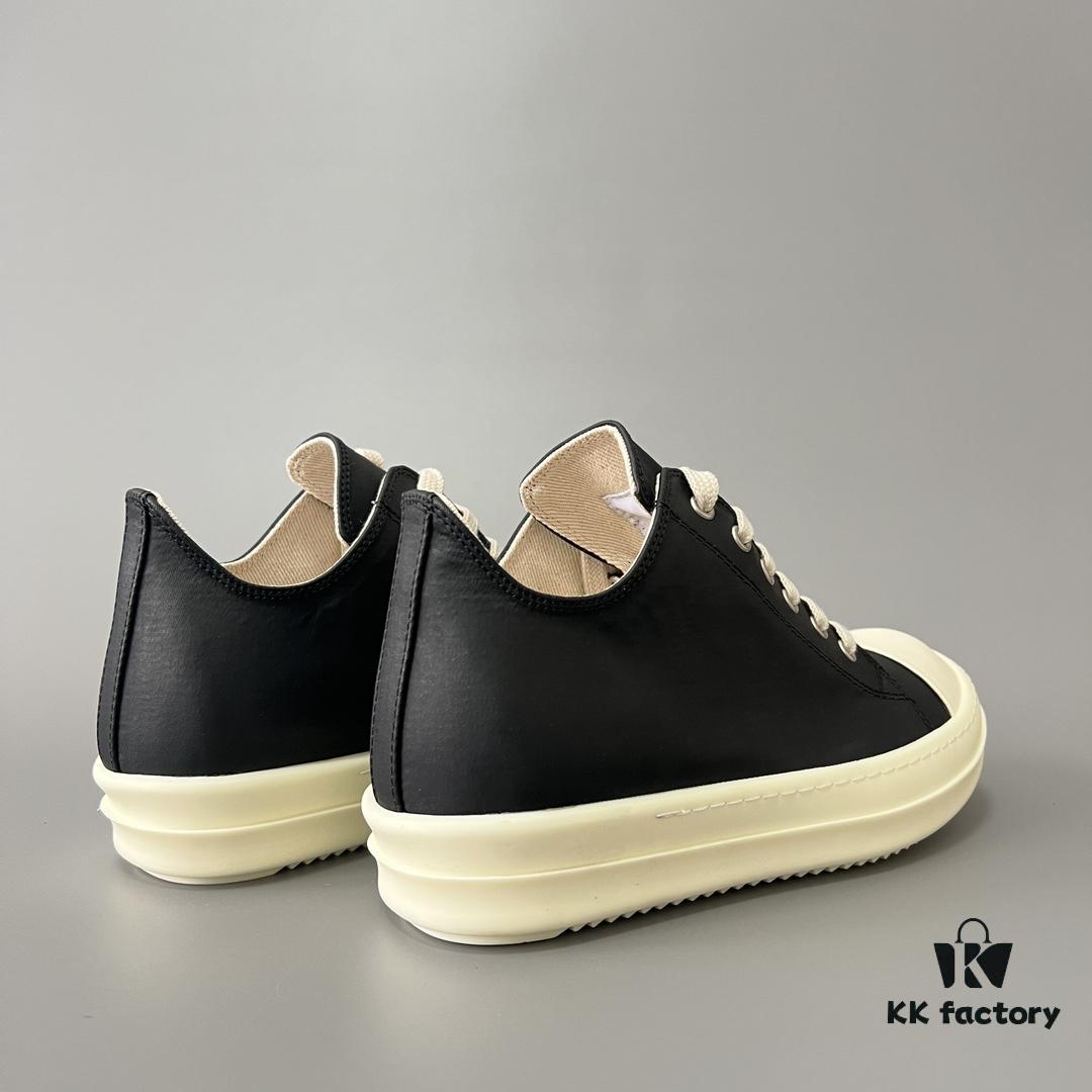 6930f0c36e68136f4d9b3a4f Rick Owens DRKSHDW Low-Top Black Nylon Composite