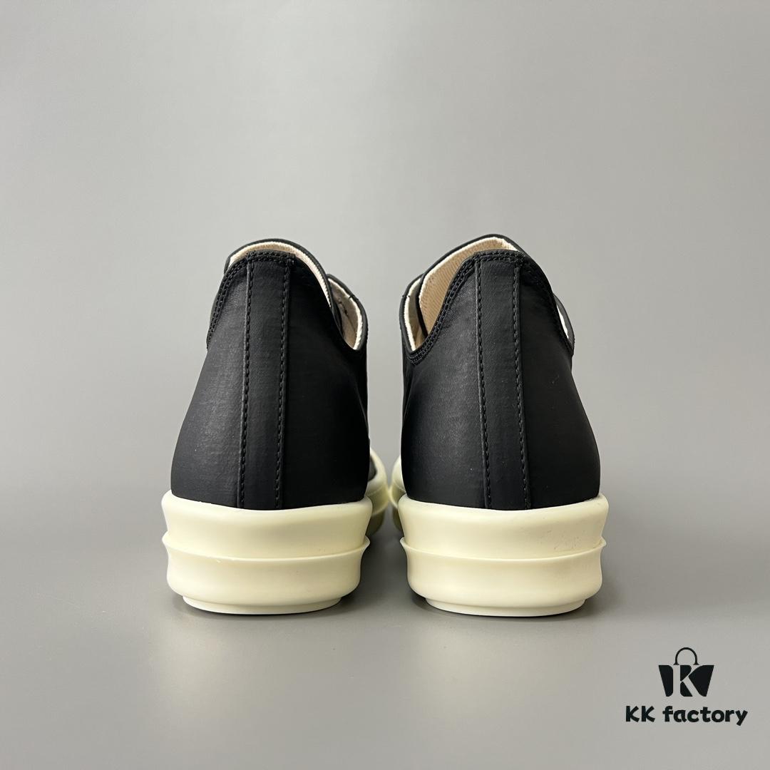 6930f0c36e68136f4d9b3a50 Rick Owens DRKSHDW Low-Top Black Nylon Composite