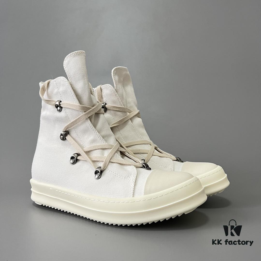 6930f0c66e68136f4d9b3a53 Rick Owens DRKSHDW All-White Canvas Pentagram Star
