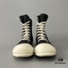 6930f0d06e68136f4d9b3a63 Rick Owens DRKSHDW Classic Textured High-Top Lace-Up Sneakers