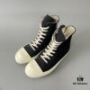 6930f0d16e68136f4d9b3a64 Rick Owens DRKSHDW Classic Textured High-Top Lace-Up Sneakers