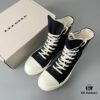 6930f0d26e68136f4d9b3a65 Rick Owens DRKSHDW Classic Textured High-Top Lace-Up Sneakers
