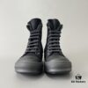 6930f0d66e68136f4d9b3a69 Rick Owens DRKSHDW Textured High-Top Lace-Up Sneakers with Black Toe