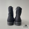 6930f0db6e68136f4d9b3a70 Rick Owens DRKSHDW Textured High-Top Lace-Up Black Sneakers