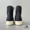 6930f0f26e68136f4d9b3a8d Rick Owens DRKSHDW Canvas High-top Lace-up Sneakers with Chunky Sole