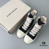 6930f0f46e68136f4d9b3a91 Rick Owens DRKSHDW Canvas High-top Lace-up Sneakers with Chunky Sole
