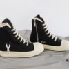 6930f1136e68136f4d9b3ab8 Rick Owens DRKSHDW Textured High-Top Lace-Up with Printed Logo (Note: Logo Only on Right Foot)