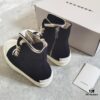 6930f11c6e68136f4d9b3ac4 Rick Owens DRKSHDW Classic Canvas High-top Sneakers with Back-Tie Detail and Logo Patch