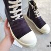 6930f1286e68136f4d9b3ad1 Rick Owens DRKSHDW High-Top Black Nylon Composite Wrinkle Design