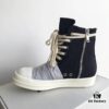 6930f1306e68136f4d9b3add Rick Owens DRKSHDW High-Top Canvas Gray Wrinkle