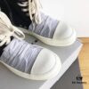 6930f1316e68136f4d9b3ade Rick Owens DRKSHDW High-Top Canvas Gray Wrinkle