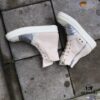 Rick Owens DRKSHDW High-Top Canvas Silver Pleated
