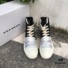 6930f13e6e68136f4d9b3aec Rick Owens DRKSHDW High-Top Canvas White Crinkle