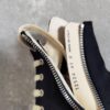 6930f1506e68136f4d9b3b02 Rick Owens DRKSHDW All-Black Canvas High-Top Lace-Up Sneakers