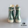 6930f1606e68136f4d9b3b14 Rick Owens DRKSHDW Green Mirror High-top Lace-up Sneakers