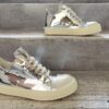 6930f1666e68136f4d9b3b1b Rick Owens DRKSHDW Liquid Silver Low-top Lace-up Shoes