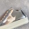 6930f1686e68136f4d9b3b1d Rick Owens DRKSHDW Liquid Silver Low-top Lace-up Shoes