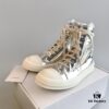 6930f16b6e68136f4d9b3b23 RO DRKSHDW Liquid Silver High-Top Lace-Up