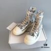 6930f16c6e68136f4d9b3b24 RO DRKSHDW Liquid Silver High-Top Lace-Up