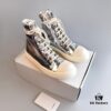 6930f16c6e68136f4d9b3b25 RO DRKSHDW Liquid Silver High-Top Lace-Up
