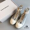 6930f16f6e68136f4d9b3b28 RO DRKSHDW Liquid Silver High-Top Lace-Up