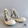 6930f1706e68136f4d9b3b29 RO DRKSHDW Liquid Silver High-Top Lace-Up