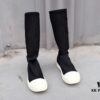 6930f1726e68136f4d9b3b2e Rick Owens DRKSHDW Elastic Canvas Mid-Calf Boots