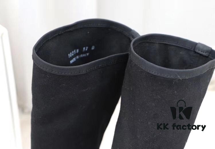 6930f1746e68136f4d9b3b30 Rick Owens DRKSHDW Elastic Canvas Mid-Calf Boots
