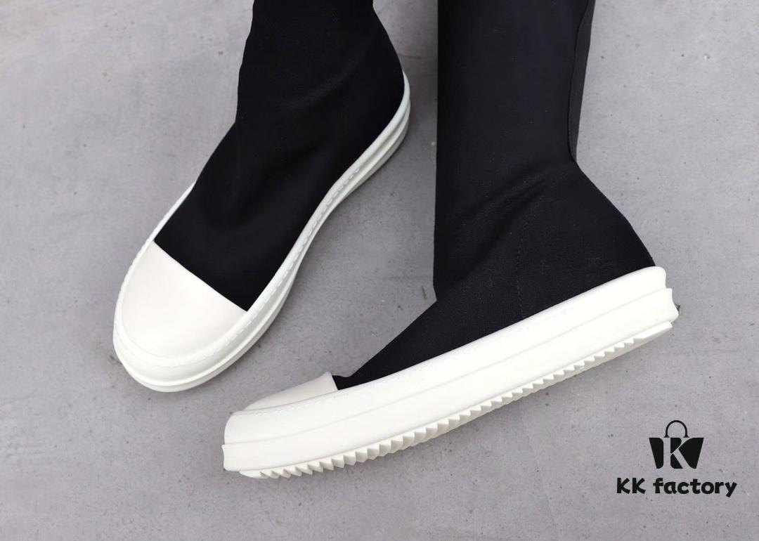6930f1746e68136f4d9b3b31 Rick Owens DRKSHDW Elastic Canvas Mid-Calf Boots
