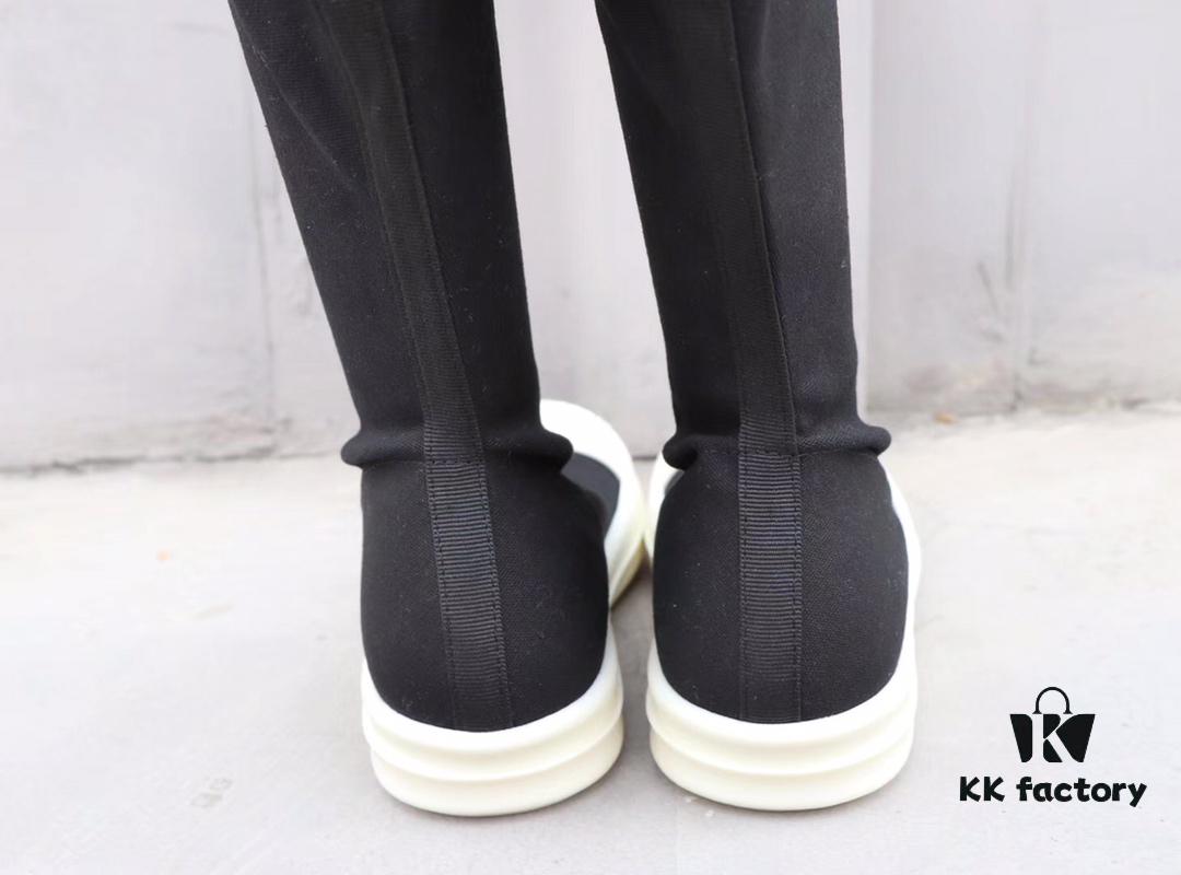 6930f1756e68136f4d9b3b32 Rick Owens DRKSHDW Elastic Canvas Mid-Calf Boots