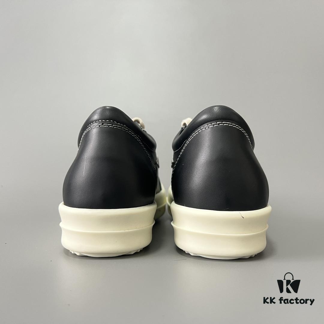 RICK Owens Full-Grain Calfskin Low-Cut Inspired by VANS