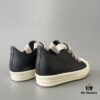 6930f1886e68136f4d9b3b51 Rick Owens 2022 New Chunky Lace Series - Mainline Black Low-Top Leather Lace-Up Shoes