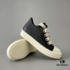 6930f18b6e68136f4d9b3b55 Rick Owens 2022 New Chunky Lace Series - Mainline Black Low-Top Leather Lace-Up Shoes
