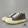 6930f18d6e68136f4d9b3b57 Rick Owens 2022 New Chunky Lace Series - Mainline Grey Low-Cut Leather Lace-Up Shoes