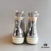 6930f18f6e68136f4d9b3b5c RO DRKSHDW Liquid Silver High-Top Lace-Up