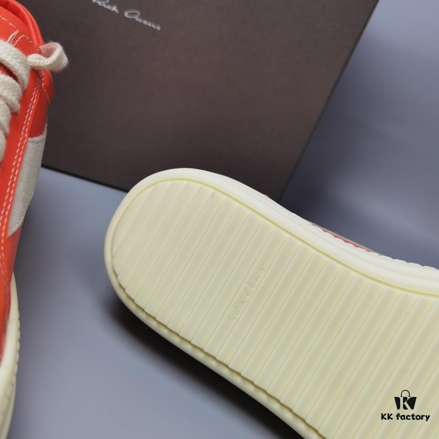 6930f1ac6e68136f4d9b3b8c RICK Owens Orange Suede Low-top Shoes Inspired by VANS