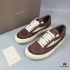 6930f1ae6e68136f4d9b3b8d RICK Owens Brown Suede Low-top Shoes Inspired by VANS Design