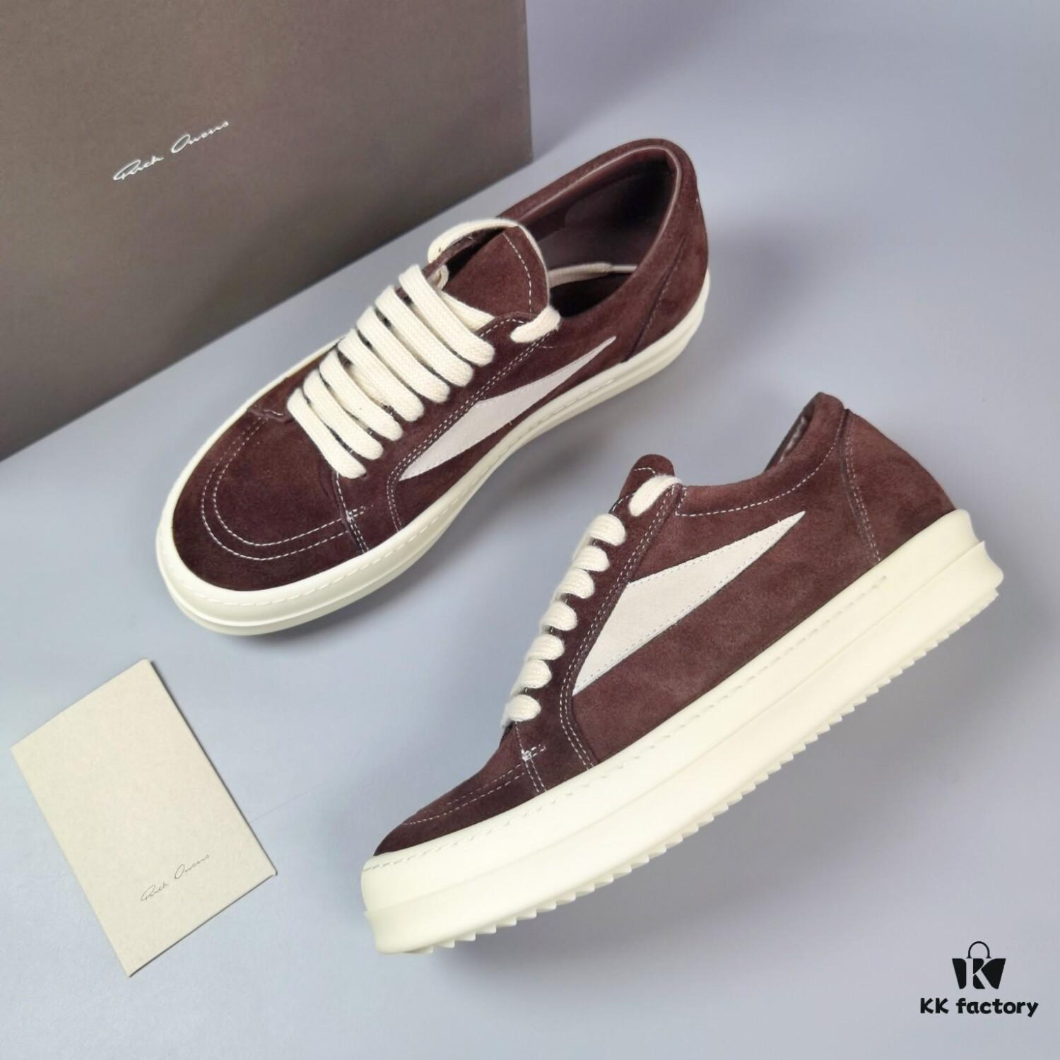 6930f1b16e68136f4d9b3b8f RICK Owens Brown Suede Low-top Shoes Inspired by VANS Design