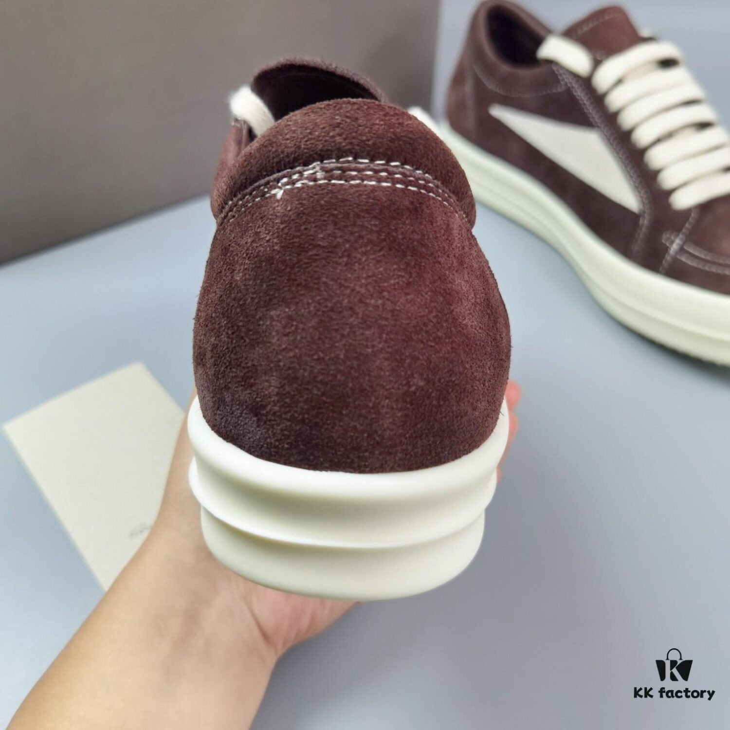 6930f1b36e68136f4d9b3b93 RICK Owens Brown Suede Low-top Shoes Inspired by VANS Design