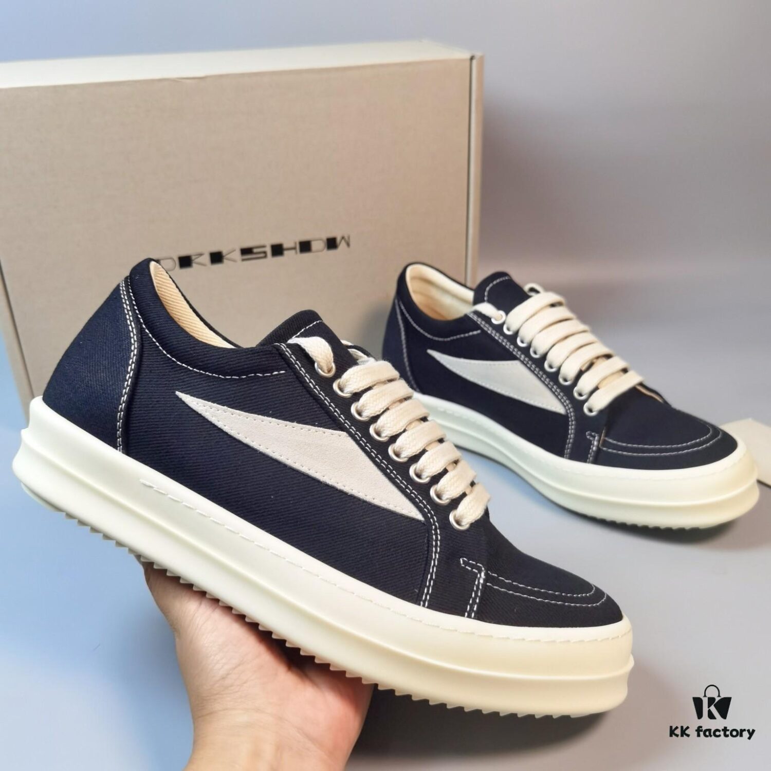 6930f1b86e68136f4d9b3b97 Rick Owens DRKSHDW Twill Low-top Vans Style