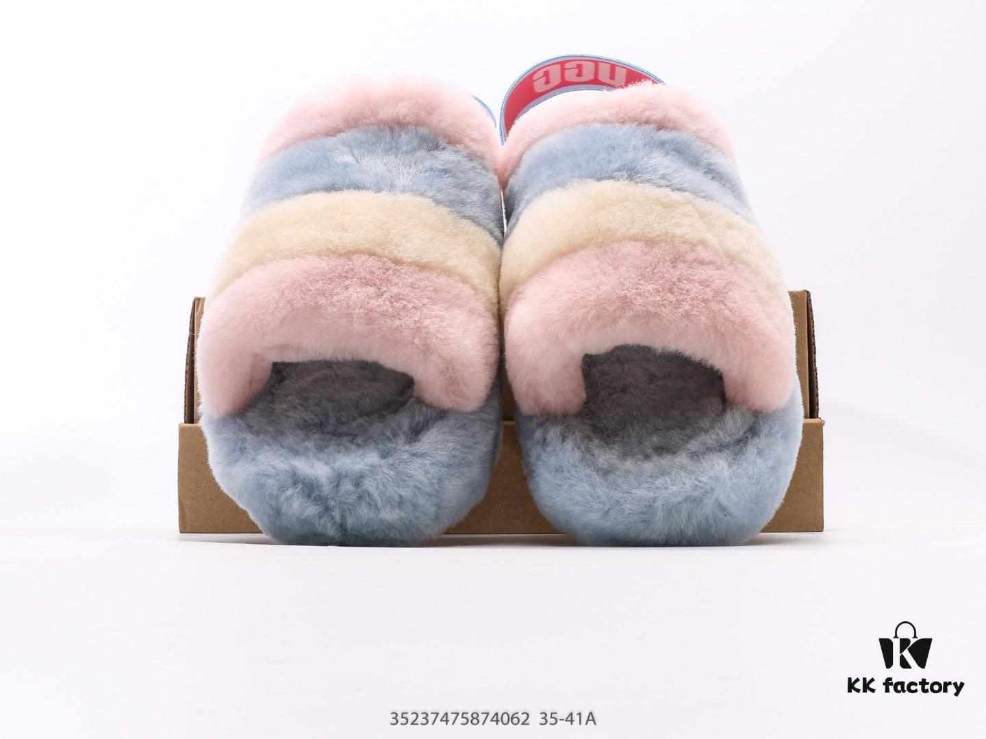 6930f1c96e68136f4d9b3bb1 UGG Rongye New Arrival ❄ Anglababy Same Style 💋 Cozy Fashion Series Heels 👠 Romantic Fluffy Fantasy Collection 👠 10mm Fluffy Sheepskin Upper with UGG-Branded Elastic Heel Strap for Seamless Transition Between Slippers and Comfortable Casual Shoes