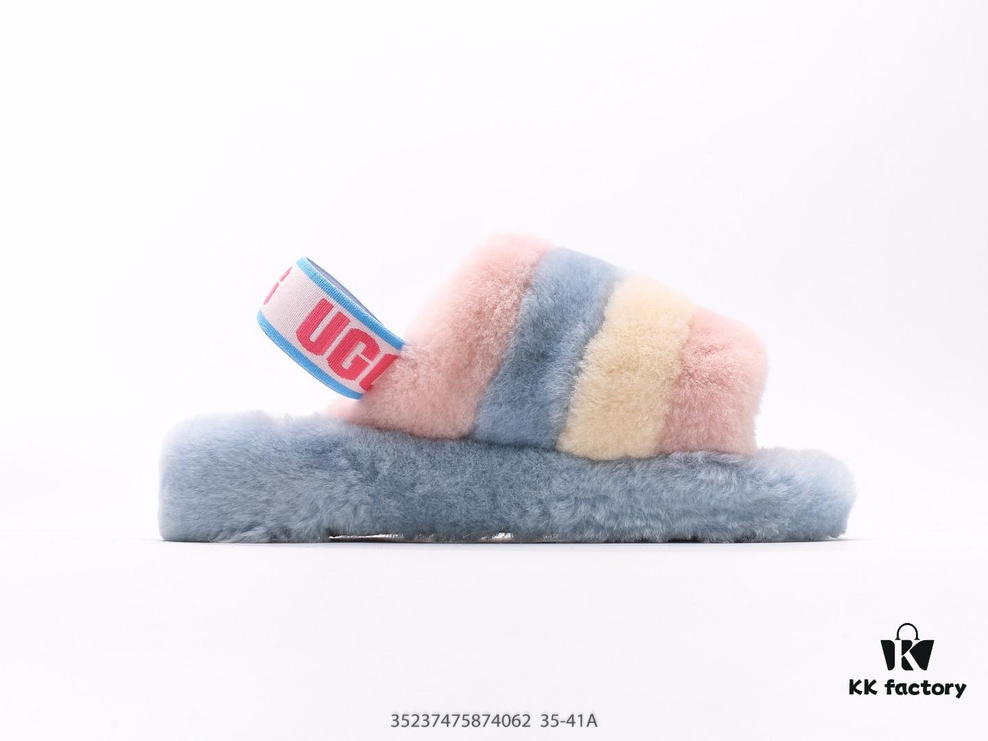 6930f1c96e68136f4d9b3bb2 UGG Rongye New Arrival ❄ Anglababy Same Style 💋 Cozy Fashion Series Heels 👠 Romantic Fluffy Fantasy Collection 👠 10mm Fluffy Sheepskin Upper with UGG-Branded Elastic Heel Strap for Seamless Transition Between Slippers and Comfortable Casual Shoes