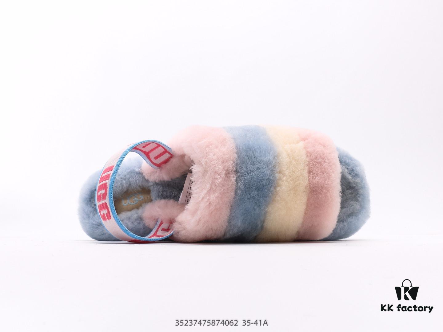 6930f1c96e68136f4d9b3bb3 UGG Rongye New Arrival ❄ Anglababy Same Style 💋 Cozy Fashion Series Heels 👠 Romantic Fluffy Fantasy Collection 👠 10mm Fluffy Sheepskin Upper with UGG-Branded Elastic Heel Strap for Seamless Transition Between Slippers and Comfortable Casual Shoes