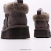 6930f1f96e68136f4d9b3bfa UGG Full Wool Lining Top-Quality Genuine Sheepskin Warm Snow Boots from Australia, Luxury Brand Unisex Style UGG-5877 Official Website Synchronized, Made with Imported Cowhide and Fine Craftsmanship, Comfortable, Soft, and Durable Imported Rubber Foam Outsole