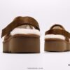 UGG Flat Series Winter Wool Integrated Snow Casual Warm Fuzzy Indoor Slippers