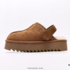 UGG Flat Series Winter Wool Integrated Snow Casual Warm Fuzzy Indoor Slippers