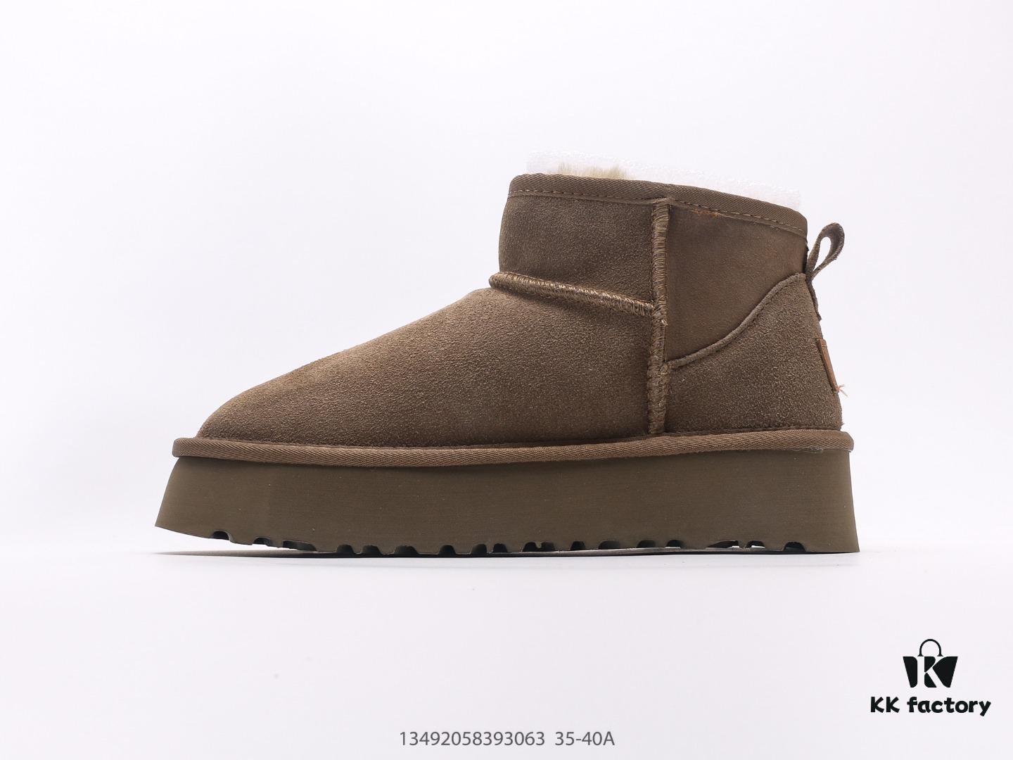 6930f25b6e68136f4d9b3c65 UGG Outdoor Snow Boots for Women, Official Synchronized Packaging with Inspection Label, Made from Original Factory Water-Repellent and Stain-Resistant Leather, Anti-Slip, Wear-Resistant, Lightweight Outsole, Short Boots, Stylish and Versatile, British Style, Comfortable Calf-High Booties for Autumn and Winter, Thick-Soled Fashionable Footwear with Excellent Warmth, Ideal for Cold Weather