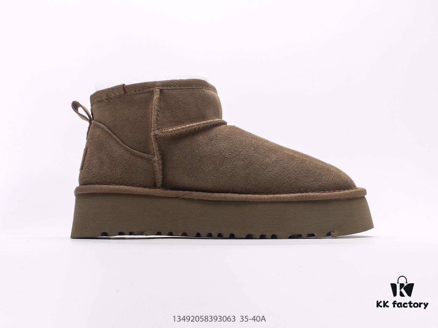 6930f25b6e68136f4d9b3c66 UGG Outdoor Snow Boots for Women, Official Synchronized Packaging with Inspection Label, Made from Original Factory Water-Repellent and Stain-Resistant Leather, Anti-Slip, Wear-Resistant, Lightweight Outsole, Short Boots, Stylish and Versatile, British Style, Comfortable Calf-High Booties for Autumn and Winter, Thick-Soled Fashionable Footwear with Excellent Warmth, Ideal for Cold Weather