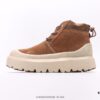 6930f2616e68136f4d9b3c6c UGG Weather Hybrid Tasman Waterproof Low-Top Shoes with Color-Blocking Design, Premium Imported Luofeng Sheepskin and Wool Upper, Slip-On Drawstring Style for Easy Wear, TPU Molded Refined Suede Upper, Integrated Wool Insole